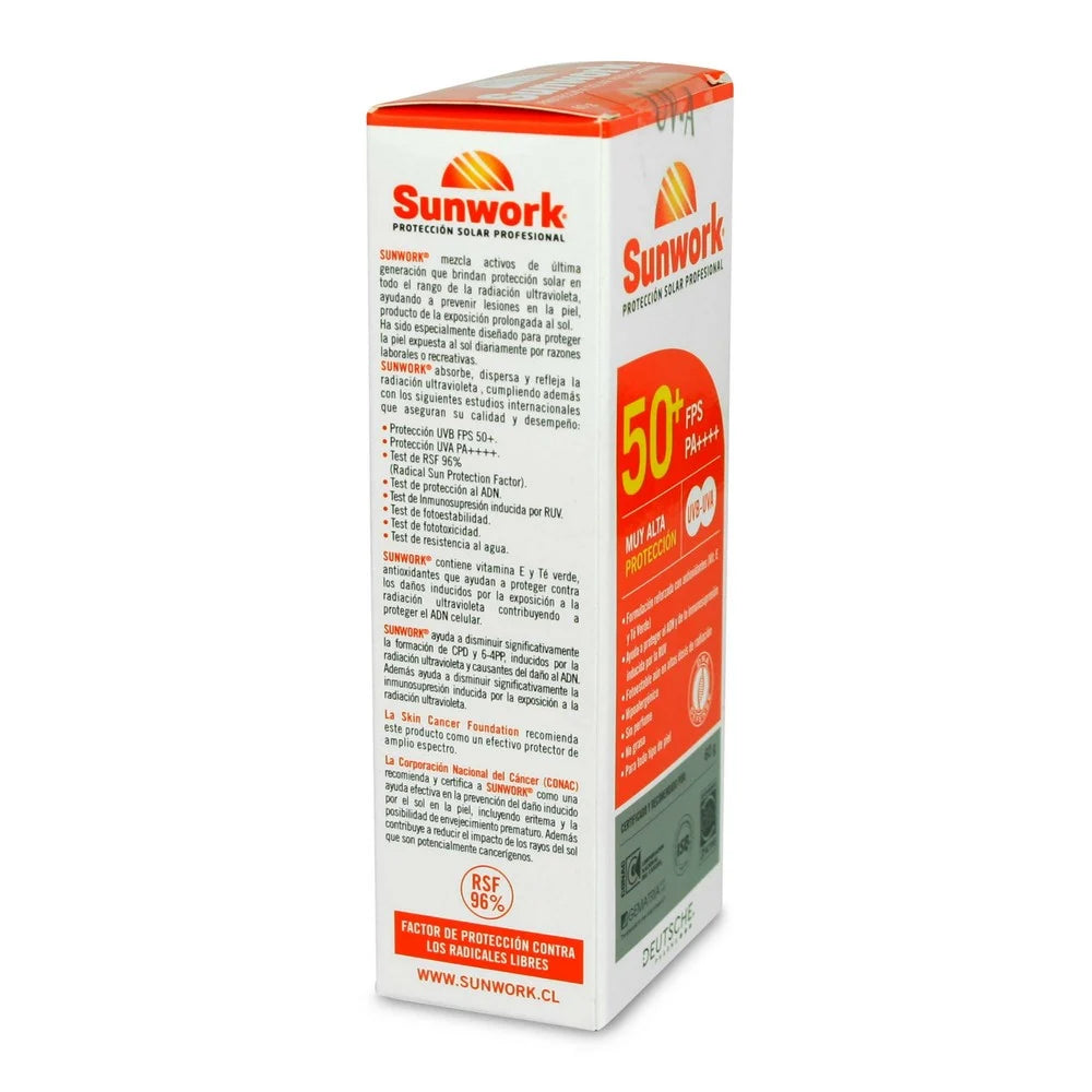 Sunwork Fps 50(+) Hipoalergenico Loción Solar 60 gr