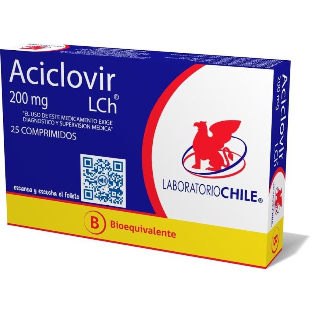 Aciclovir 200 Mg. X 25 Comprimidos - Farmati Chile - Farmati