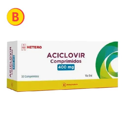 Aciclovir 400Mg X 32 Comprimidos - Farmati Chile - Farmati