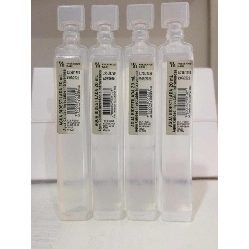 Agua Bidestilada X 20 Ml - Farmati Chile - Farmati