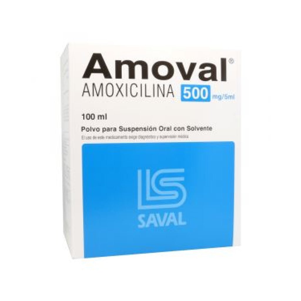 Amoval 500 Mg. Suspensión Oral X 100 Ml. - Farmati Chile - Farmati