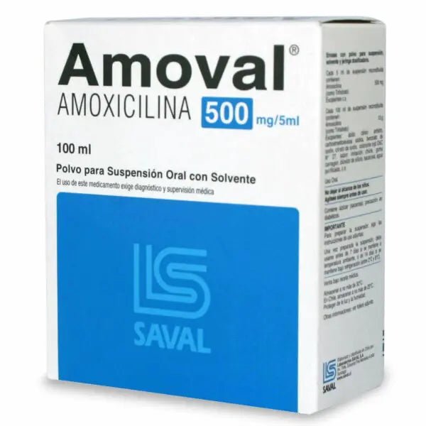 Amoval 500Mg/5Ml X 100Ml - Farmati