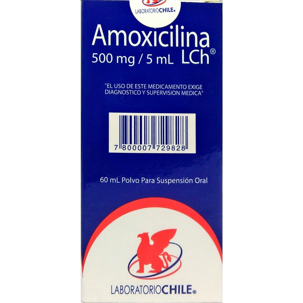 Amoxicilina 500 Mg. Suspensión X 60 Ml. - Farmati Chile - Farmati