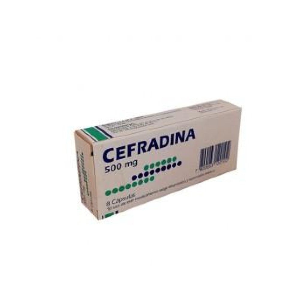 Cefradina 500 Mg. X 8 Cápsulas - Farmati Chile - Farmati