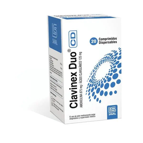 Clavinex Duo Cd X 20 Comprimidos Dispersables - Farmati