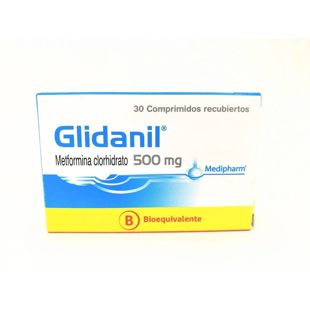 Glidanil 500 Mg. X 30 Comprimidos Recubiertos - Farmati Chile - Farmati