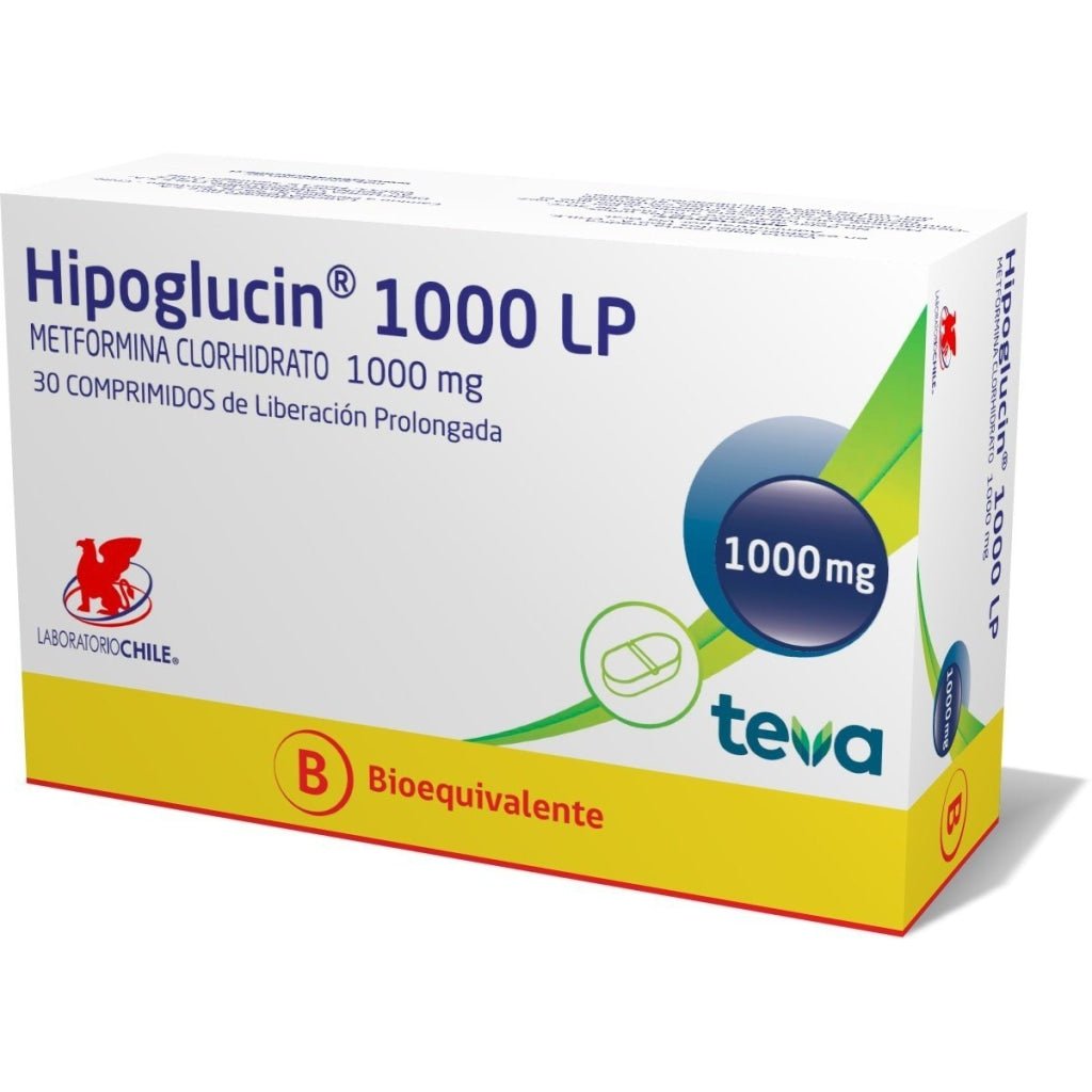 Hipoglucin Lp 1000 Mg. X 30 Comprimidos - Farmati Chile - Farmati