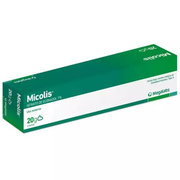 Micolis Nitrato Econazol 1% 20 Gr - Farmati Chile - Farmati