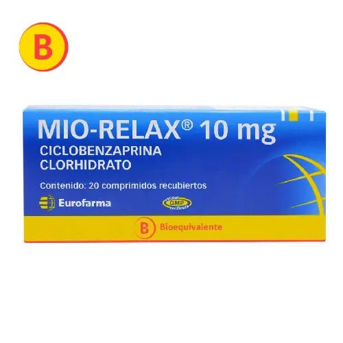 Mio - Relax 10Mg X 20 Comprimidos - Farmati Chile - Farmati
