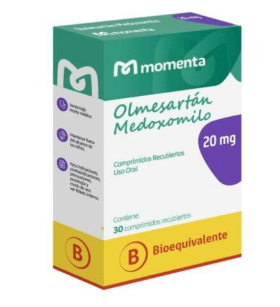 Olmesartan 20 Mg X 30 Comp Gos - Farmati