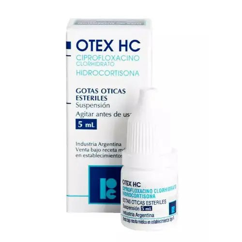 Otex Hc Ciprofloxacino 0,2% Solución Otica 5 Ml - Farmati Chile - Farmati