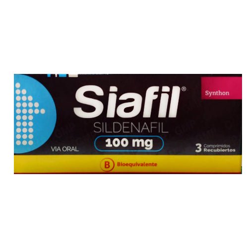 Siafil 100 Mg X 3 Comprimidos Recubiertos - Farmati Chile - Farmati