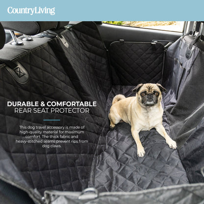 Waterproof Backseat Car Hammock Dog Cover  Non-Slip & Scratch Proof