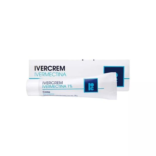 Ivercrem Ivermectina Crema Topica 1% 30 Gr