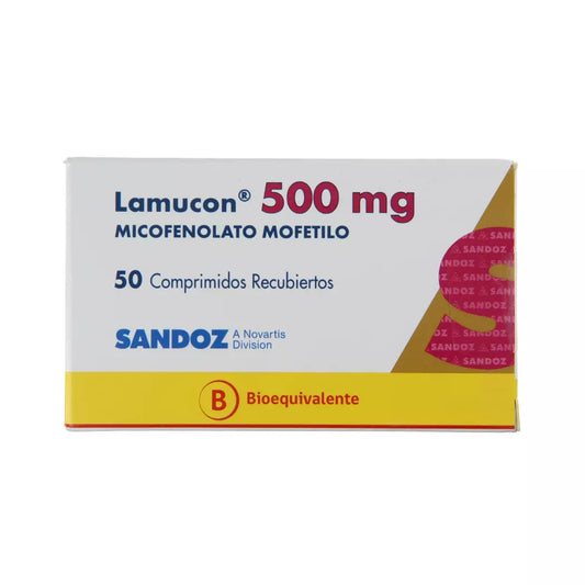 Lamucon 500 Mg (Pronto Vencimiento)