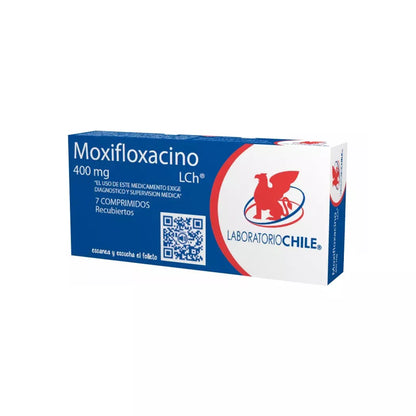 Moxifloxacino Bioequivalente 400 Mg X 7 Comprimidos