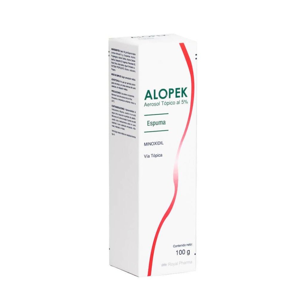 Alopek Espuma Tópica 5% X 100 Gr - Farmati Chile - Farmati