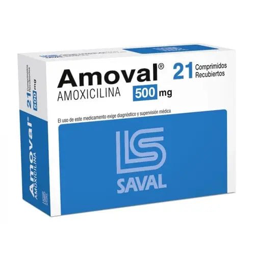 Amoval Comprimidos 500 Miligramos 21 - Farmati