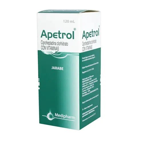 Apetrol Ciproheptadina 4 Mg Jarabe 120 Ml - Farmati Chile - Farmati