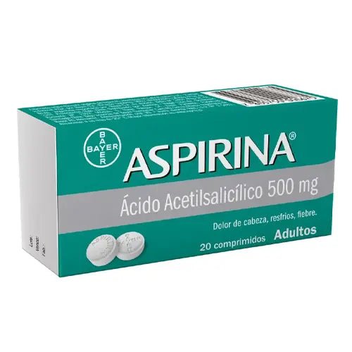 Aspirina Com 500 Mg X 20 Medi - Farmati
