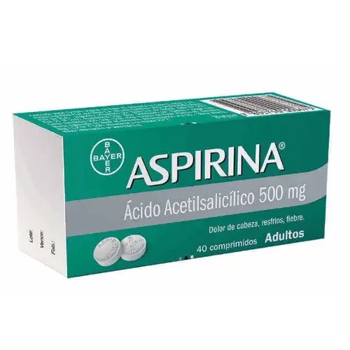 Aspirina Com 500 Mg X 40 Medi - Farmati
