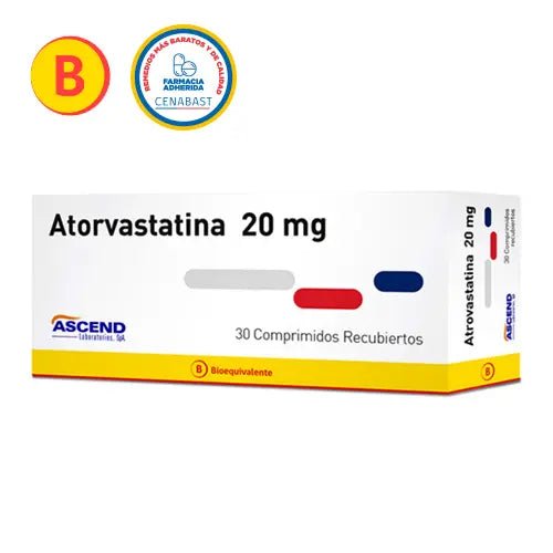 Atorvastatina 20Mg X 30 Comp Gos - Farmati