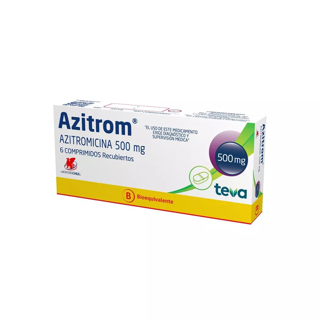 Azitrom CD 500 mg. 6 Comprimidos - Farmati Chile - Farmati