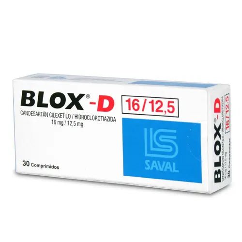 Blox - D 16/12,5 X 30 Comprimidos - Farmati Chile - Farmati