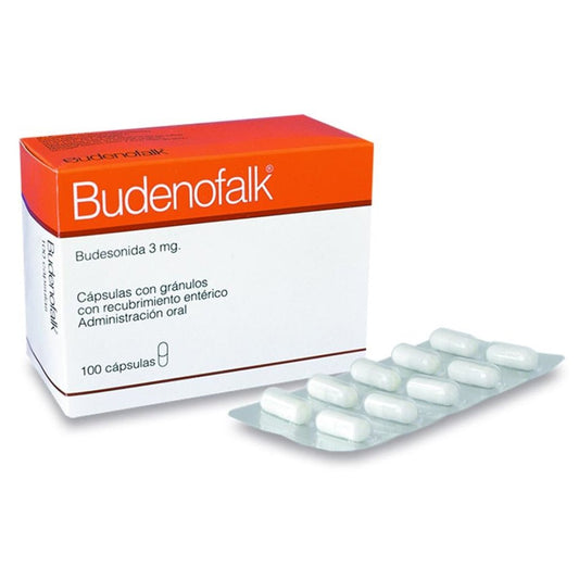 Budenofalk 3Mg X 100 Cápsulas Gránulos Recubrimiento Entérico - Farmati Chile - Farmati