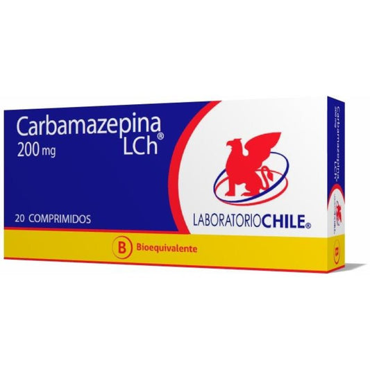 Carbamazepina 200 Mg. X 20 Comprimidos - Farmati Chile - Farmati
