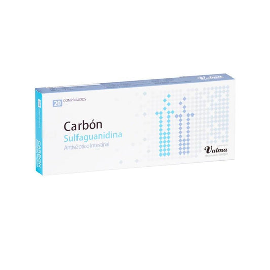 Carbon Sulfaguanidina Comprimidos 20 * - Farmati