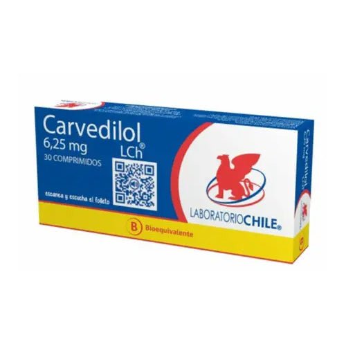 Carvedilol 6.25Mg X 30 Comp Gos - Farmati