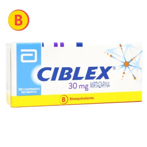 Ciblex Mirtazapina 30 Mg X 30 Comprimidos Recubiertos - Farmati Chile - Farmati