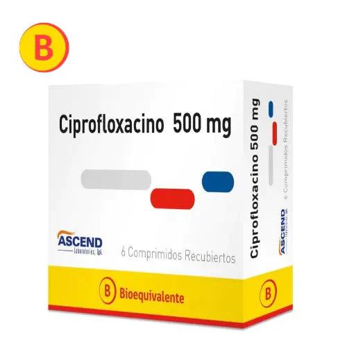 Ciprofloxacino 500 Mg X 6 Comprimidos Recubiertos - Farmati Chile - Farmati