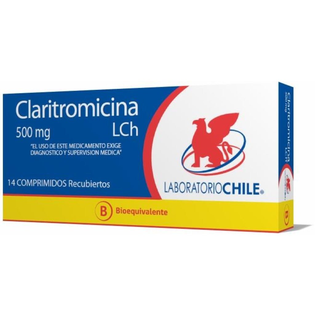 Claritromicina 500 Mg. X 14 Comprimidos - Farmati Chile - Farmati