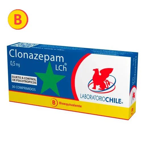 Clonazepam 0.5Mg X 30 Comp Cont - Farmati
