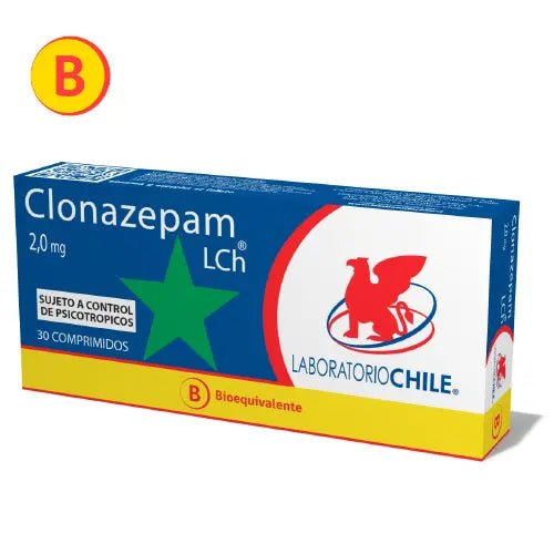 Clonazepam 2Mg X 30 Comp Cont - Farmati