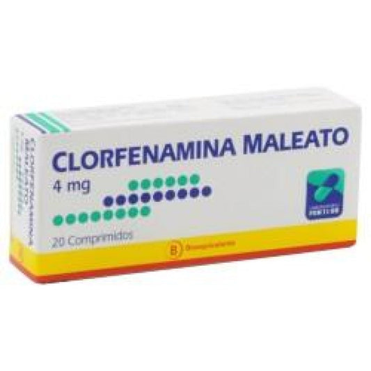 Clorfenamina 4 Mg. X 20 Comprimidos - Farmati Chile - Farmati