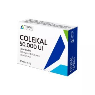 Colekal Colecalciferol 50.000 Ui 2 Sachet 1 Gr - Farmati Chile - Farmati