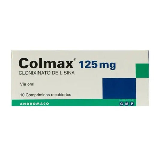 Colmax Comprimidos 125 Miligramos 10 - Farmati Chile - Farmati