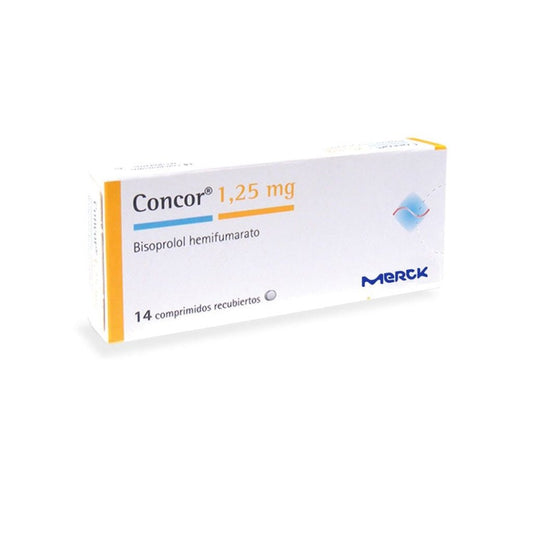 Concor 1,25 Mg. X 14 Comprimidos Recubiertos - Farmati Chile - Farmati