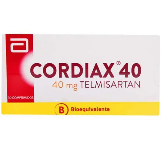 Cordiax Telmisartan 40 Mg X 40 Comprimidos - Farmati Chile - Farmati