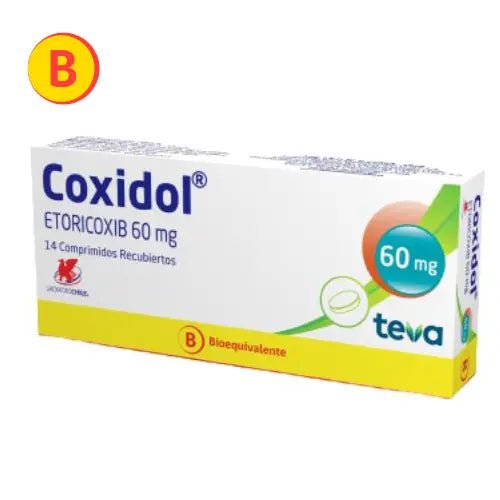 Coxidol Etoricoxib 60 Mg X 14 Comprimidos - Farmati Chile - Farmati