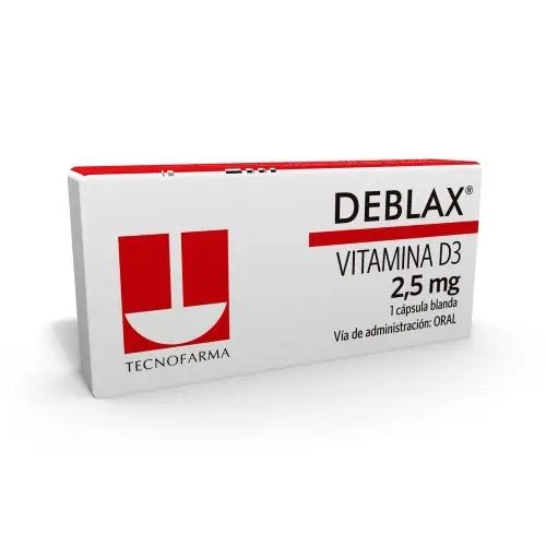 Deblax 2,5 Mg X 1 Cápsula Blanda - Farmati Chile - Farmati