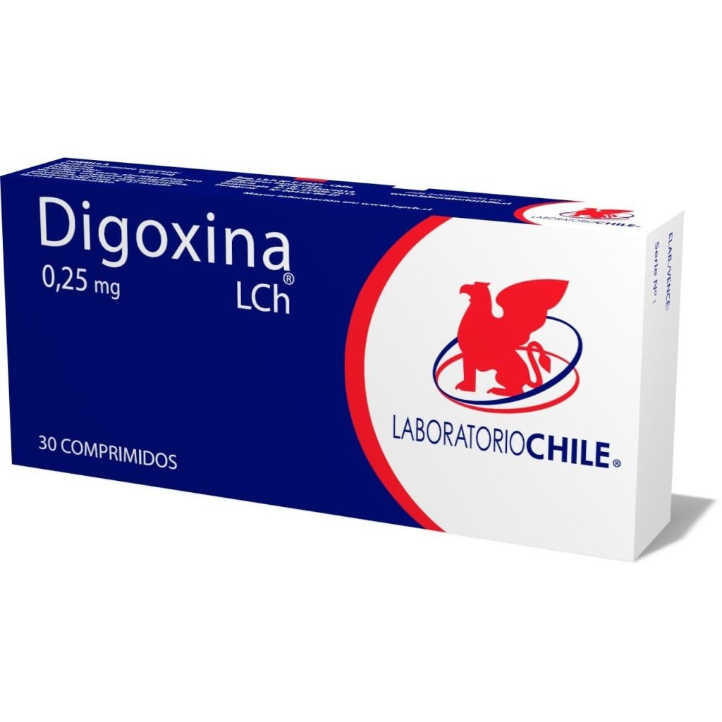 Digoxina 0,25 Mg. X 30 Comprimidos - Farmati Chile - Farmati