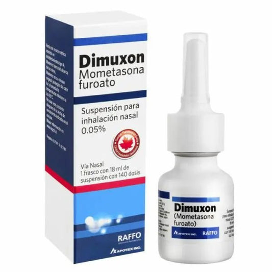 Dimuxon Mometasona Furoato 0.5% 1 Frasco 140 Dosis - Farmati Chile - Farmati