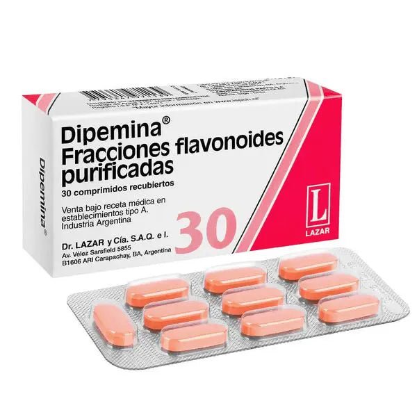 Dipemina. Fracciones Flavonoides Purificadas. Comprimidos 500 Mg. 30 - Farmati