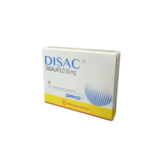 Disac Bioequivalente Comprimidos Recubiertos 20Mg.4 - Farmati Chile - Farmati