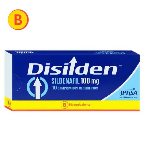 Disilden Sildenafil 100 Mg X 10 Comprimidos Recubiertos - Farmati Chile - Farmati