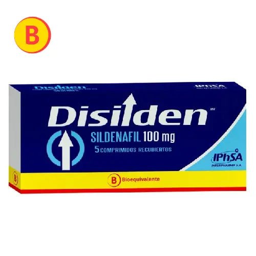Disilden Sildenafil 100 Mg X 5 Comprimidos Recubiertos - Farmati Chile - Farmati